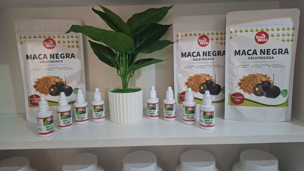 Maca Negra Gelatinizada y Sangre de Grado